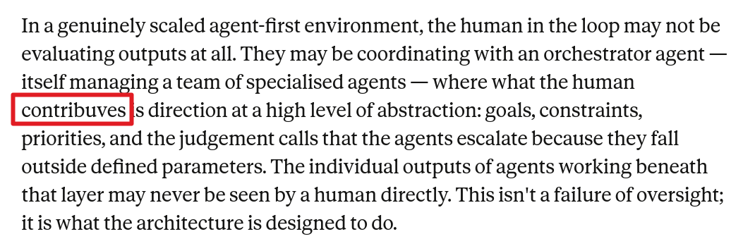 Screenshot of AI-generated text with the word 'contribuves' highlighted — an example of why AI makes spelling mistakes through mechanical token errors rather than knowledge failures