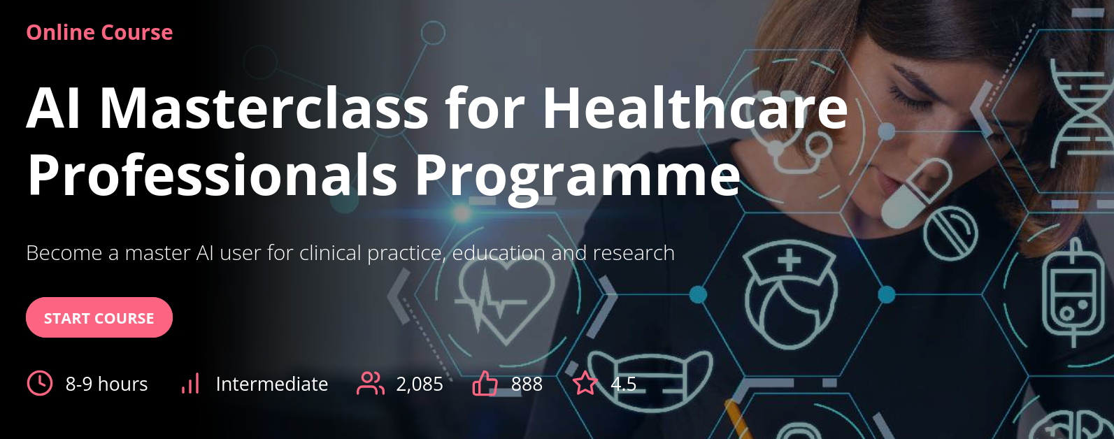 AI Masterclass for Healthcare Professionals course on Physiopedia Plus