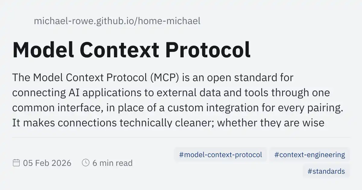 Model Context Protocol